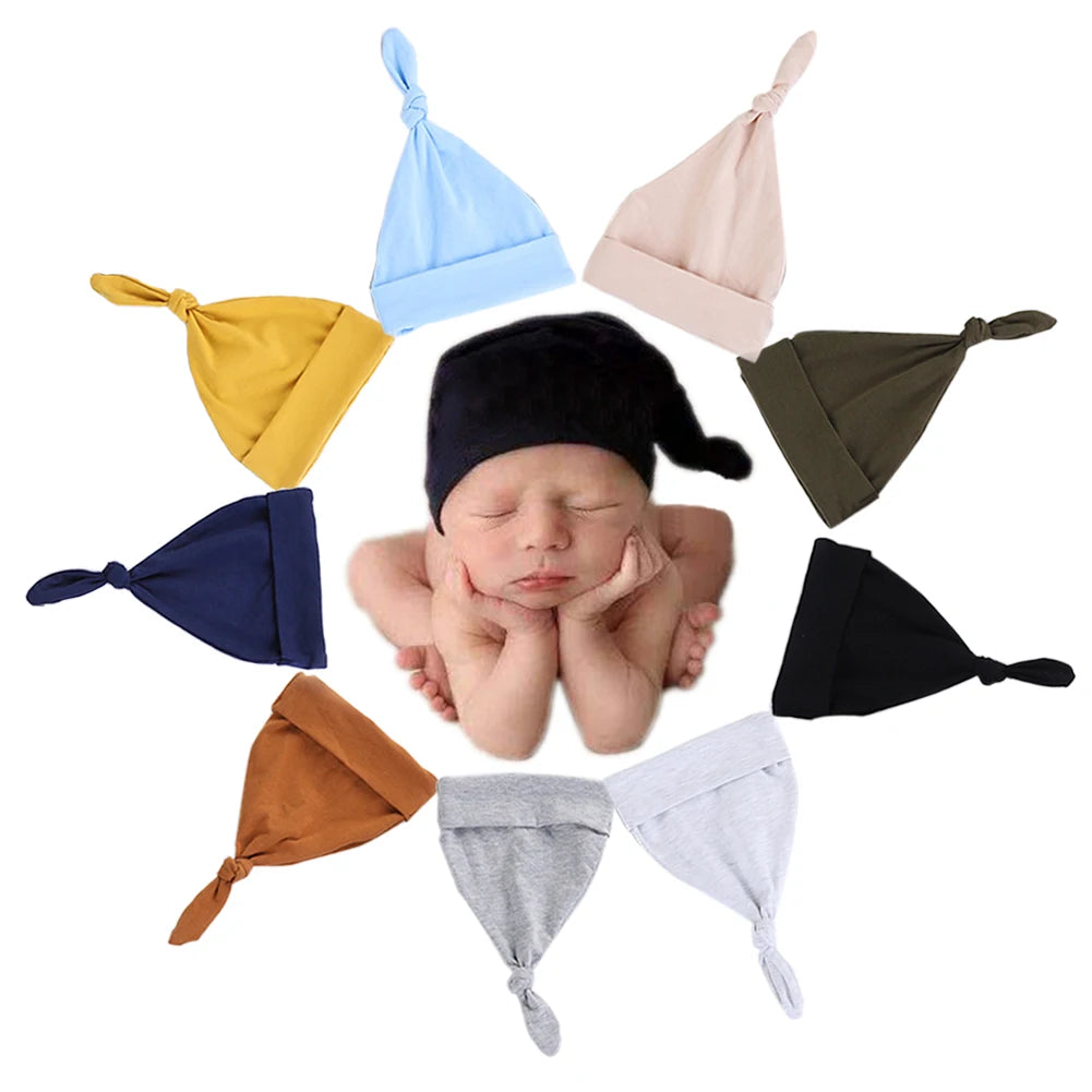 Bonnet de Naissance en Coton – Douceur dès les Premiers Jours
