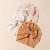 Lot de 3 Bonnets Turban Bébé avec Nœud – Doux, Élégants et Confortables 1AN-2ANS