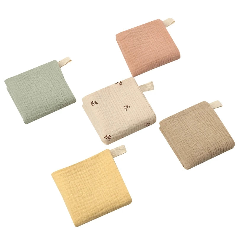 Lot de 5 langes en coton pour bébé – Ultra doux & absorbants