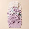 Lot de 3 Bonnets Turban Bébé avec Nœud – Doux, Élégants et Confortables 1AN-2ANS