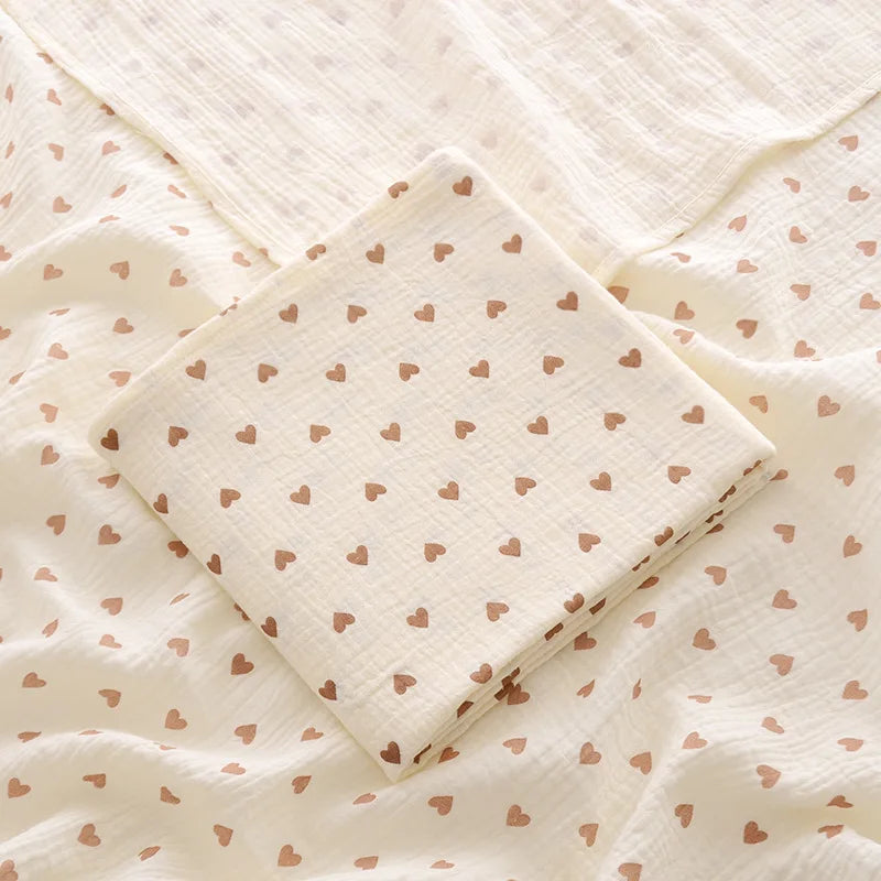 Lange Bébé en Mousseline de Coton – Couverture Multi-Usage