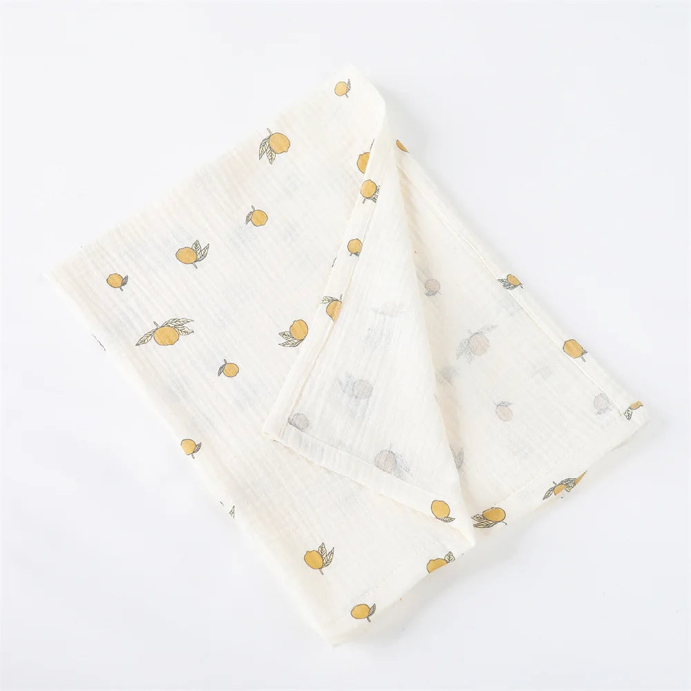 Lange Bébé en Mousseline de Coton 80 × 65 cm