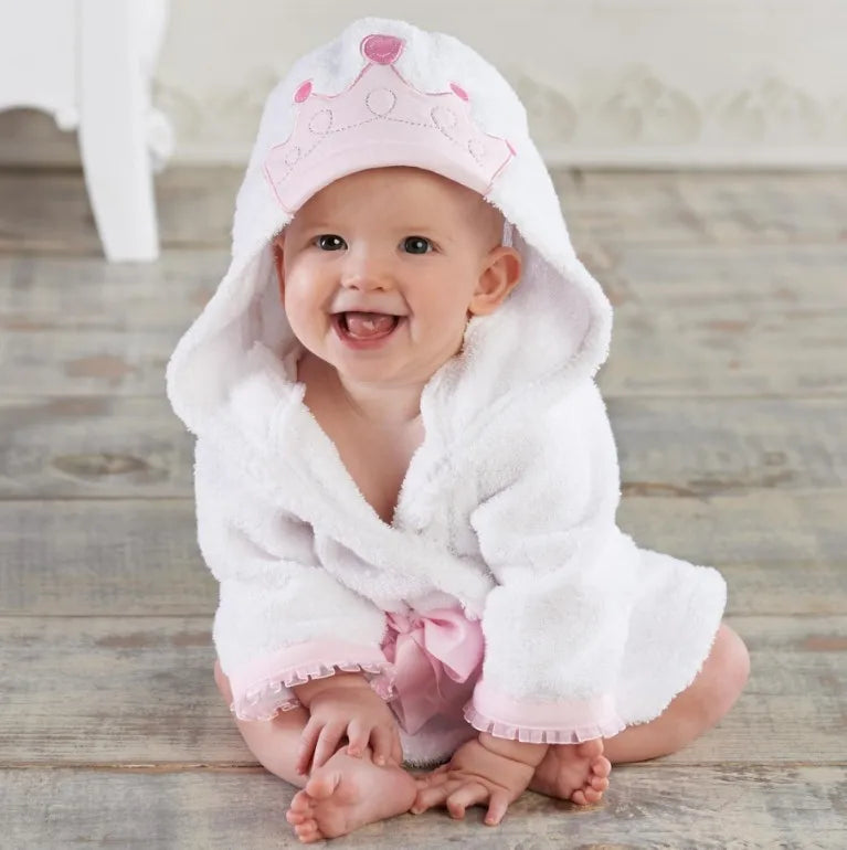 Peignoir de bain bébé à capuche | Ultra doux en coton avec oreilles d’animal