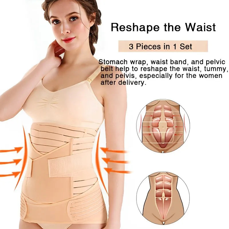 MamaSupport™ – Ceinture de maintien post-partum 3 en 1