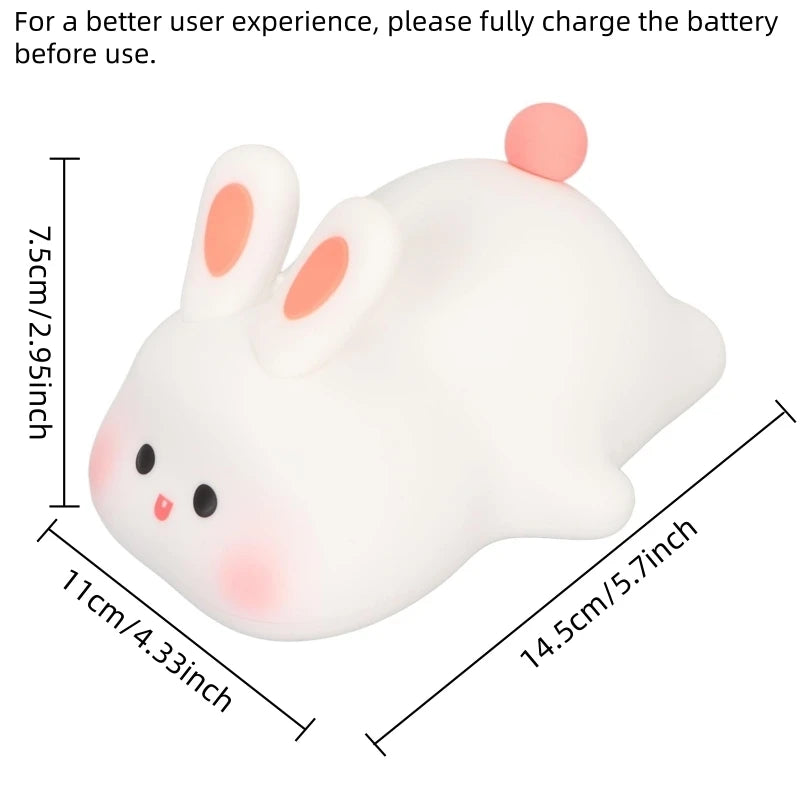 BunnyGlow™ – Silicone Night Light