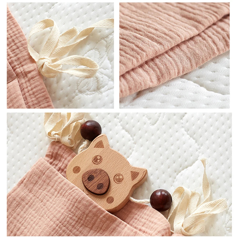 Organisateur de Lit Bébé en Coton – Rangement Suspendu