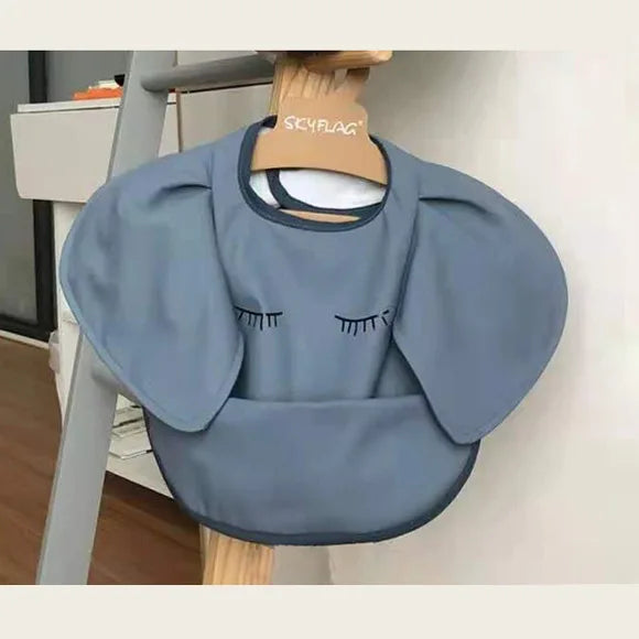 Bavoir Imperméable à Manches Courtes avec Récupérateur – Style Scandinave