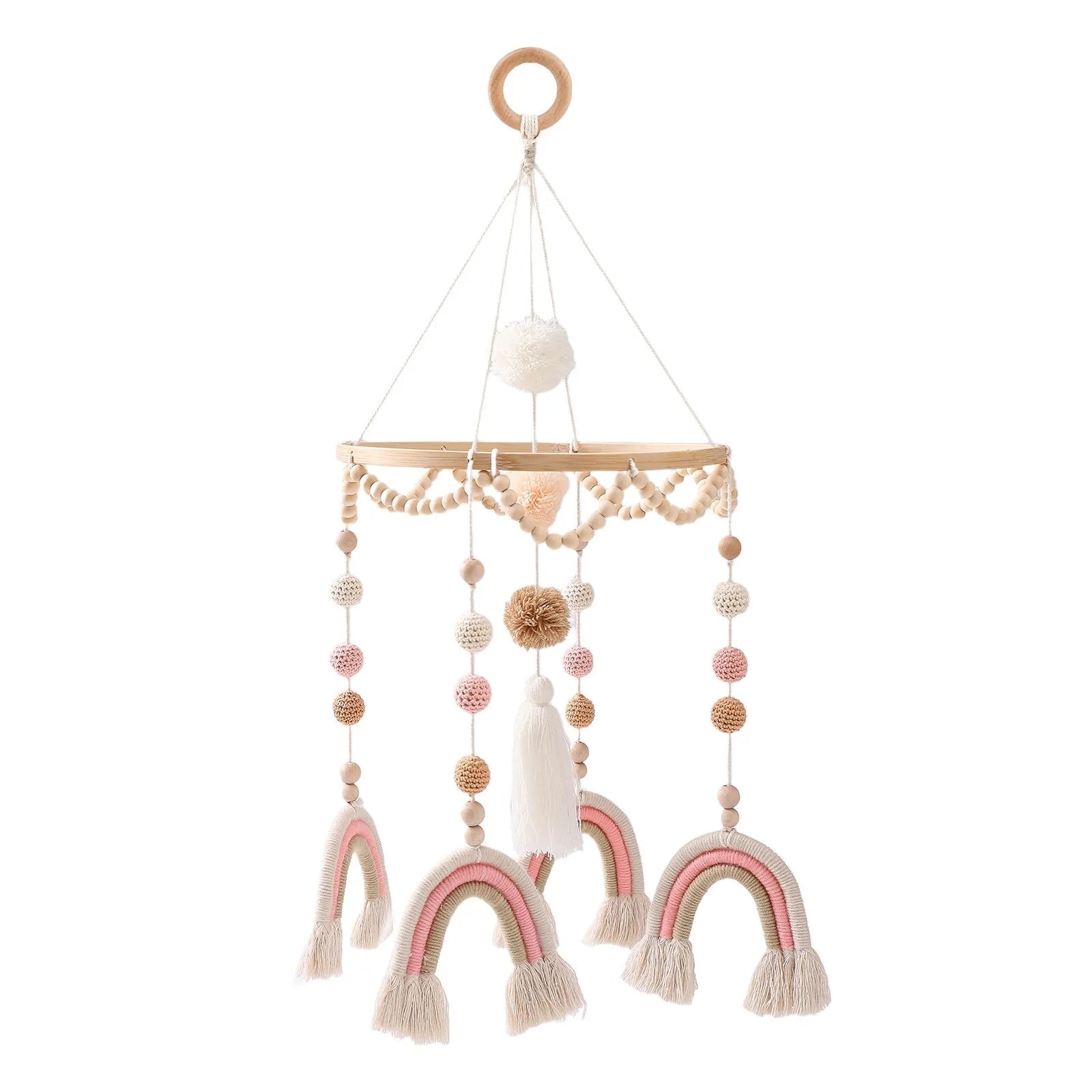 DreamMobile™ – Mobile musical en bois pour lit de bébé