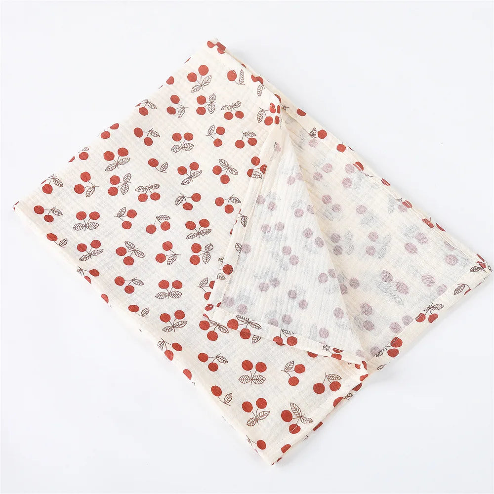 Lange Bébé en Mousseline de Coton 80 × 65 cm