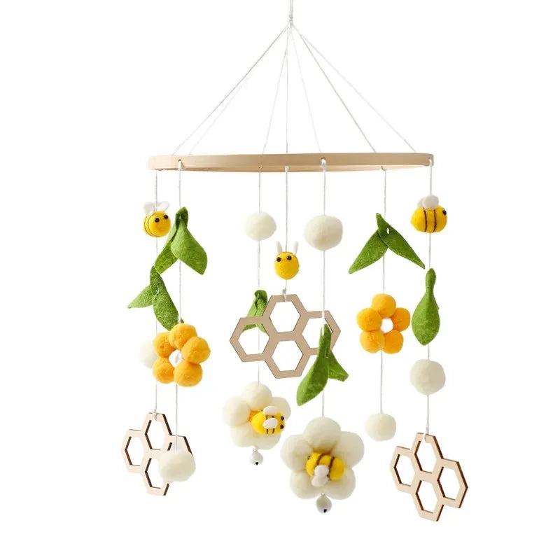 DreamMobile™ – Mobile musical en bois pour lit de bébé