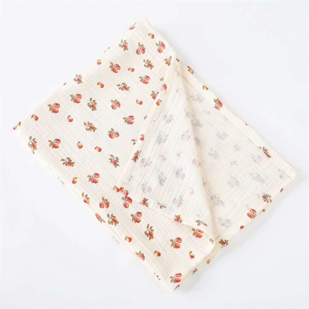 Lange Bébé en Mousseline de Coton 80 × 65 cm
