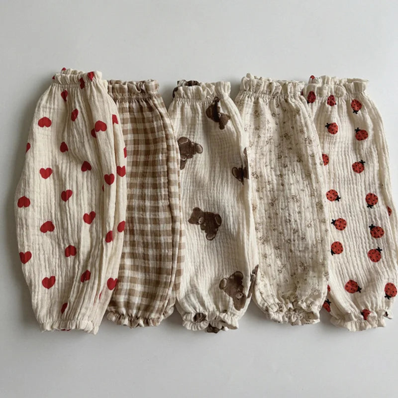 Pantalon Bébé en Coton Bio – Mousseline Douce