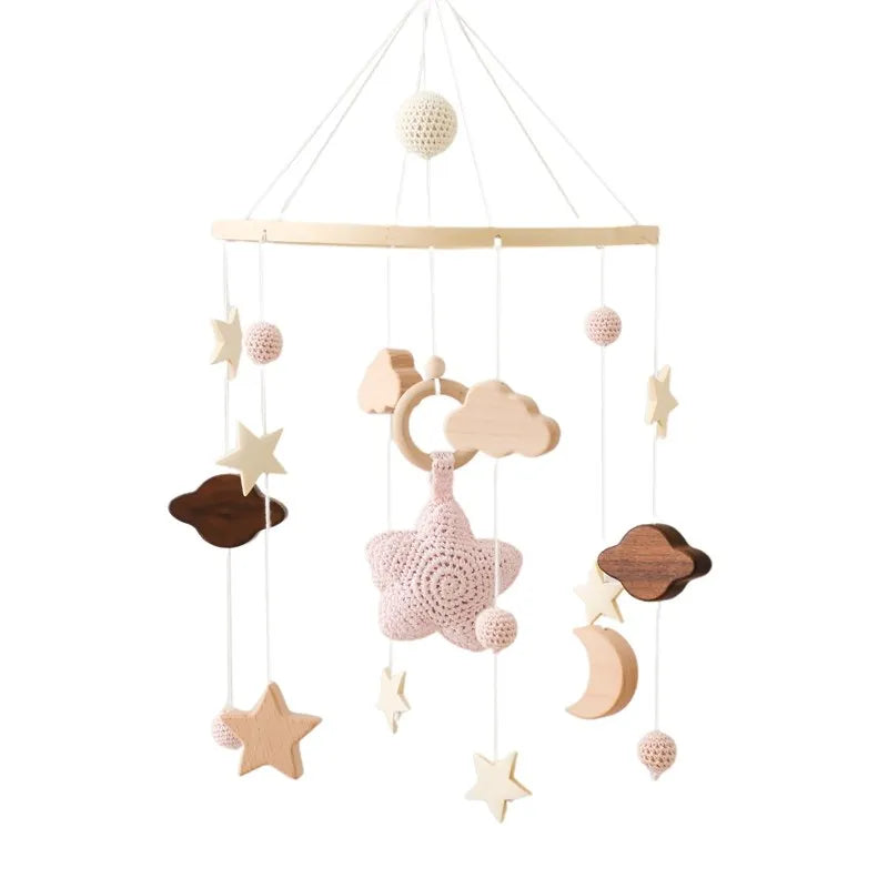 DreamMobile™ – Mobile musical en bois pour lit de bébé