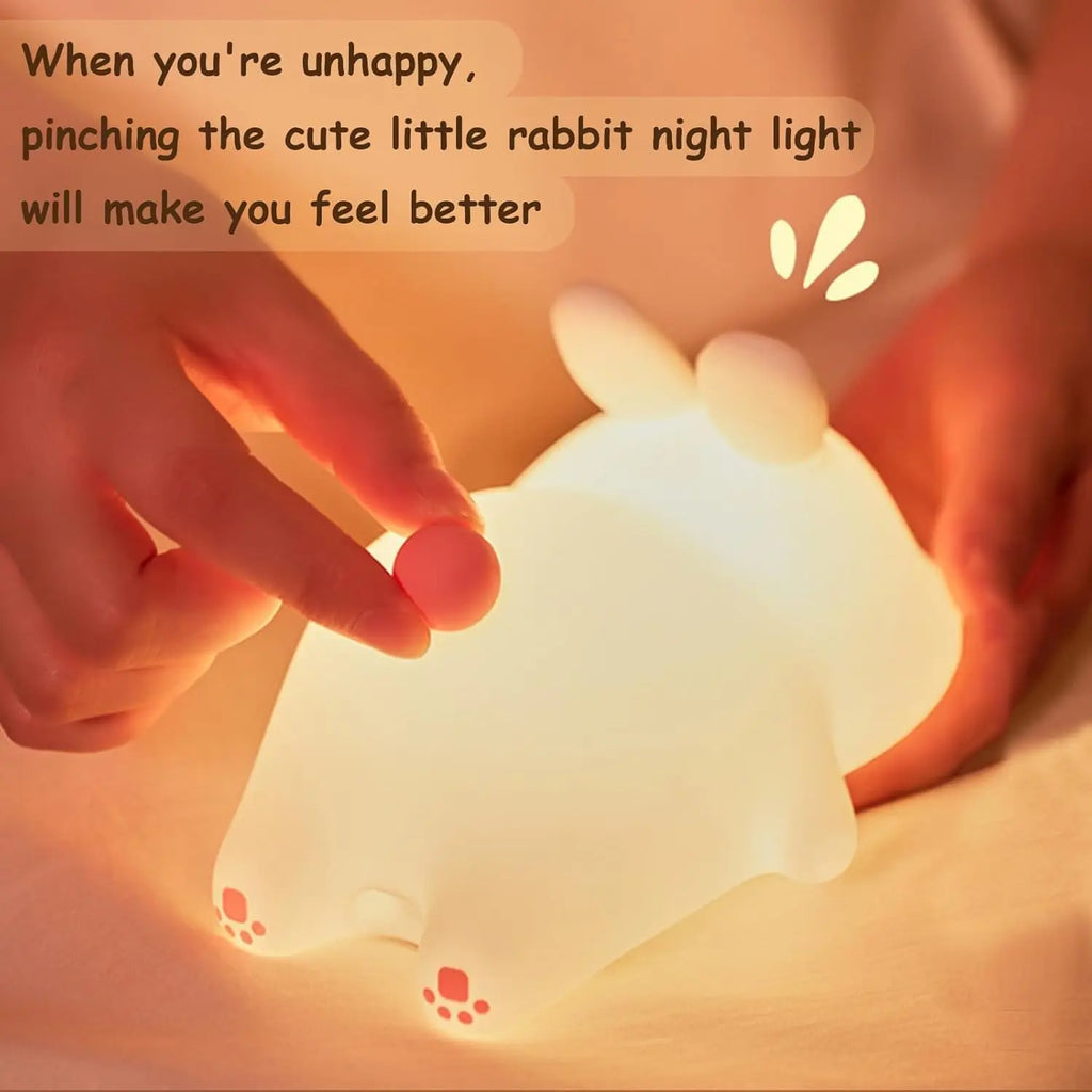BunnyGlow™ – Silicone Night Light