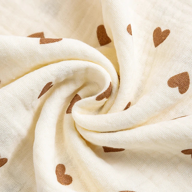 Lange Bébé en Mousseline de Coton – Couverture Multi-Usage