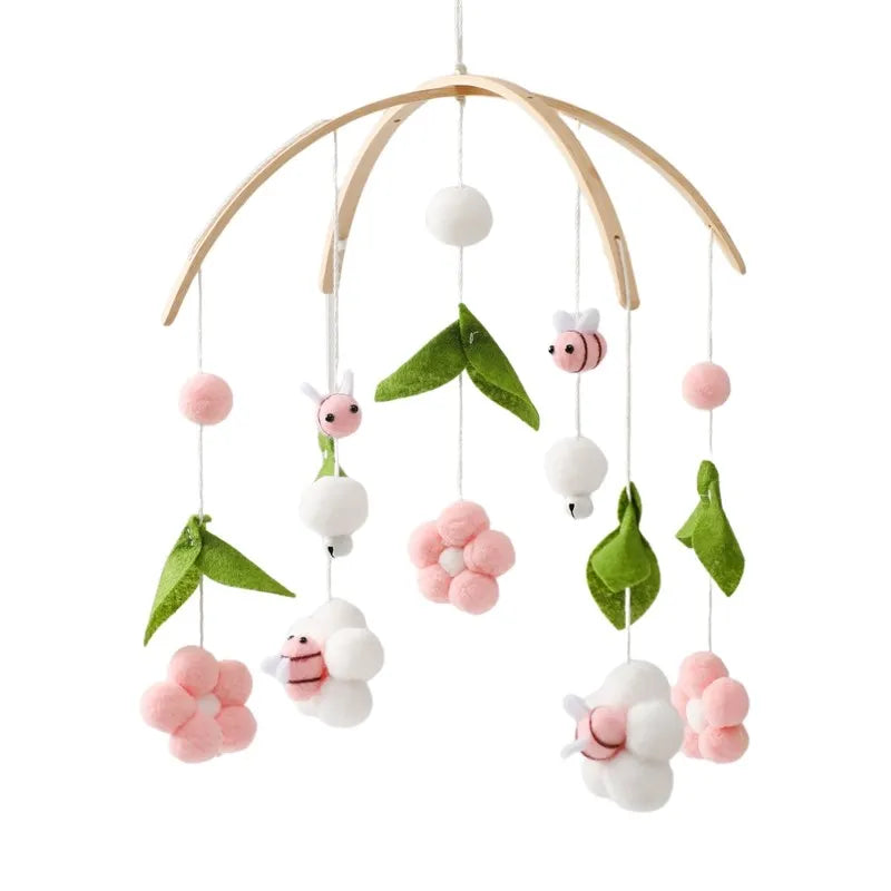 DreamMobile™ – Mobile musical en bois pour lit de bébé