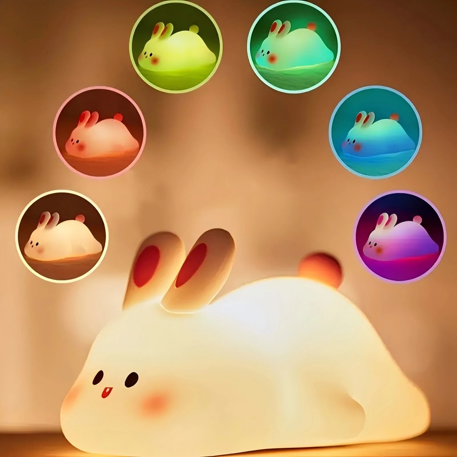 BunnyGlow™ – Silicone Night Light