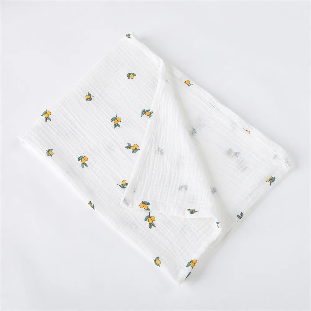 Lange Bébé en Mousseline de Coton 80 × 65 cm