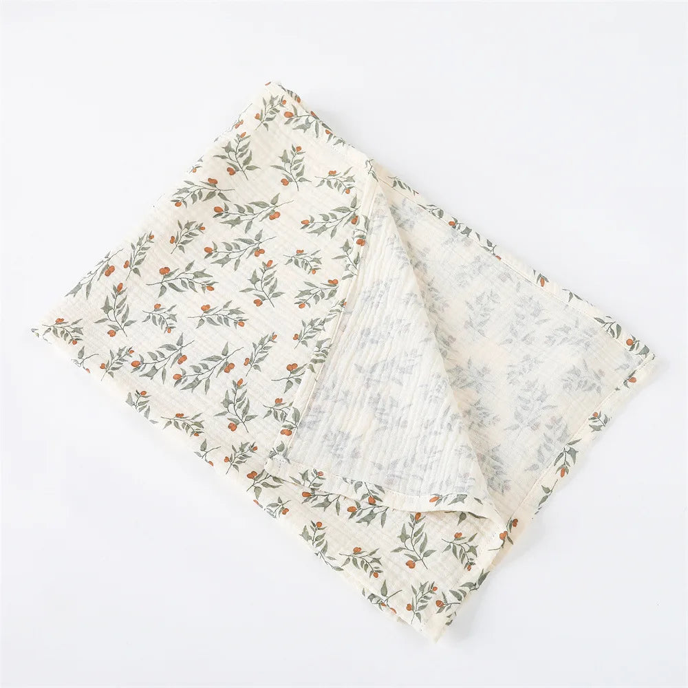 Lange Bébé en Mousseline de Coton 80 × 65 cm